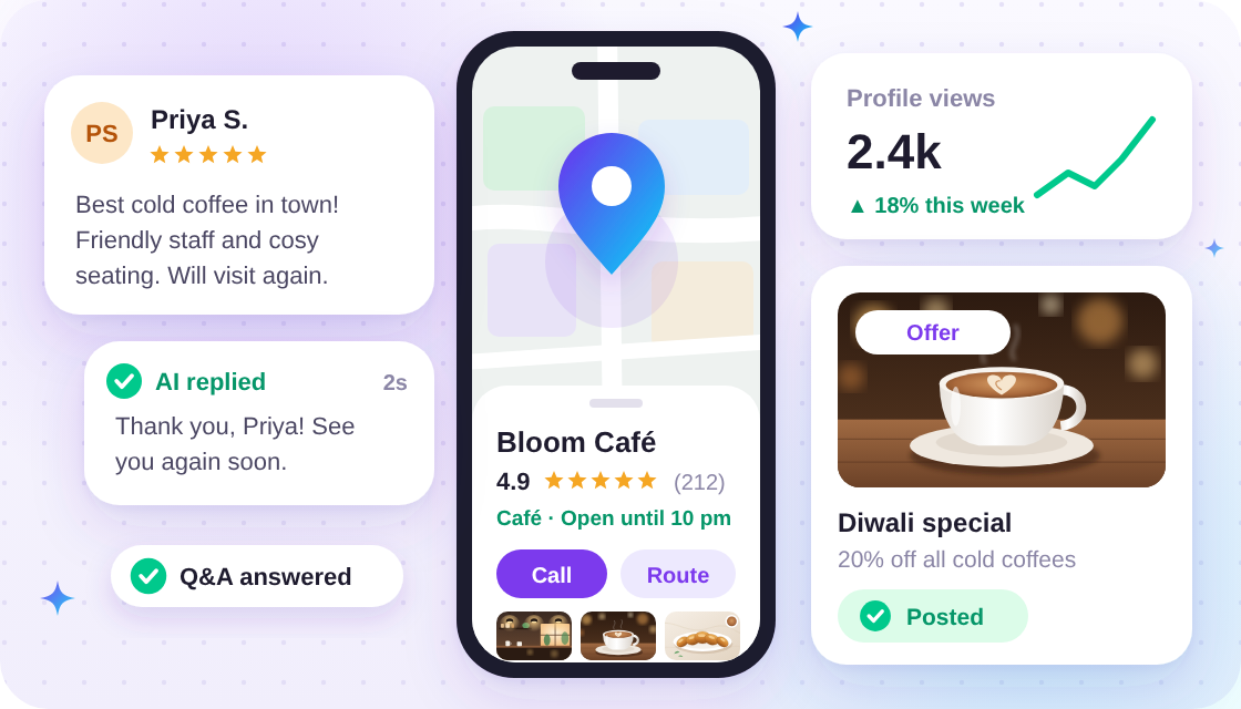 Google Business Profile automation